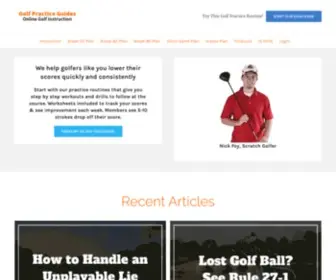 Golfpracticeguides.com(Golf Practice Guides) Screenshot