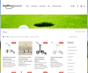 Golfprodiscount.de(GolfProdiscount GmbH) Screenshot