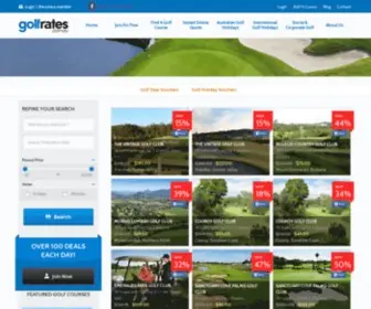 Golfrates.com.au(Golf Courses) Screenshot