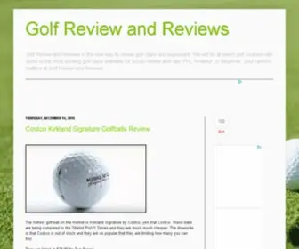 Golfreviewandreviews.com(Golf Review and Reviews) Screenshot