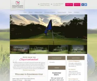 Golfridgewoodohio.com(Ridgewood Golf Course) Screenshot