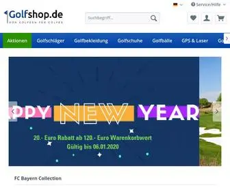 Golfshop.de(Ob Golfbekleidung) Screenshot