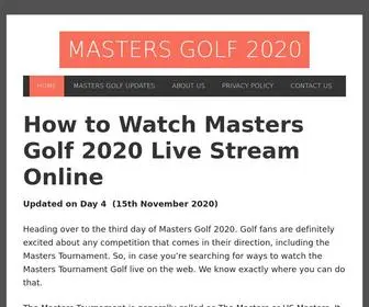 Golfshots.tv((Round 4) Masters Golf 2020 Live Stream Channels Updated 15th November 2020) Screenshot