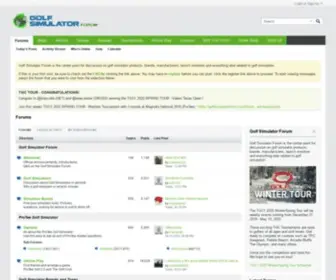 Golfsimulatorforum.com(Golf Simulator Forum) Screenshot