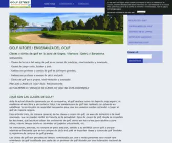 Golfsitges.com(Clases) Screenshot