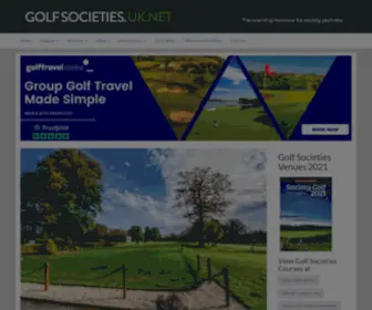 Golfsocieties.uk.net(UK and Ireland Guide to Society Golf) Screenshot