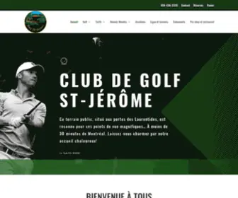 Golfstjerome.com(Club de Golf St) Screenshot