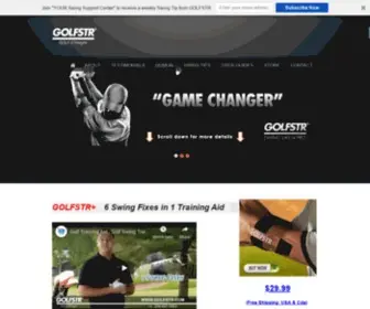 Golfstr.com(Straight Leading Arm golf swing training aid) Screenshot