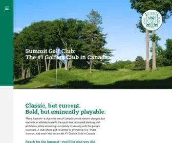 Golfsummit.com(Summit Golf) Screenshot