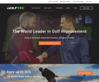 Golftec.com(Golf Lessons) Screenshot