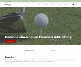Golftempel.de(Golfgeschenke) Screenshot