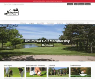 Golfthehampton.com(Hampton Golf Course) Screenshot