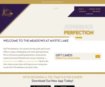 Golfthemeadows.com(The Meadows at Mystic Lake) Screenshot