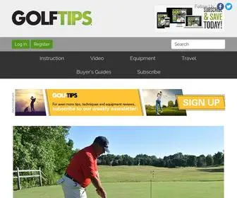 Golftipsmag.com(Golf Tips Magazine) Screenshot