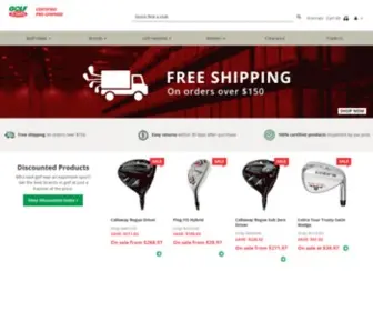 Golftownpreowned.com(Buy Used Golf Clubs and Save Up to 90%) Screenshot