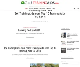 Golftrainingaids-Blog.com(Products to make your game better) Screenshot