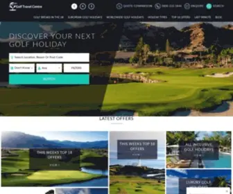 Golftravelcentre.com(Golf Holidays 2021 & 2022) Screenshot