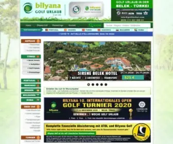 Golfturkei.com(Golfreisen Türkei) Screenshot