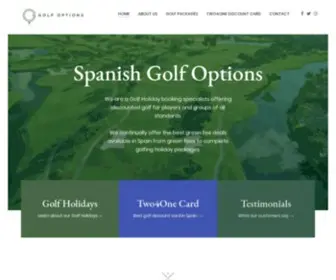 Golftwo4One.com(Book your Holidays in Spain) Screenshot