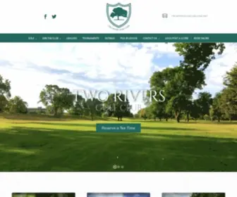 Golftworivers.com(Two Rivers) Screenshot