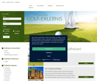 Golfurlaub.com(Golfurlaub von Ihrem Golfspezialisten) Screenshot