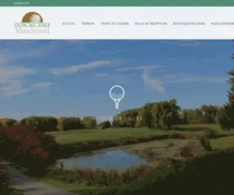 GolfVaudreuil.com(Club de Golf Vaudreuil) Screenshot