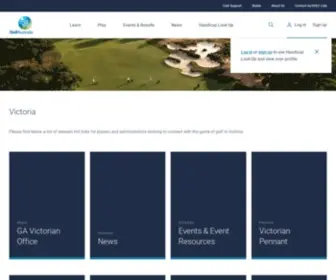 GolfVic.org.au(GolfVic) Screenshot