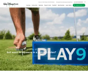 Golfwdw.com(Walt Disney World Golf Courses in Orlando) Screenshot