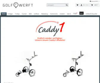 Golfwerft.de(Onlineshop und Golfversand von Deutschlands Top Golfausrüster) Screenshot