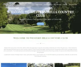 Golfwhcc.com(Western Hills Country Club) Screenshot