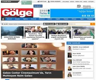 Golgegazetesi.com(Gölge) Screenshot