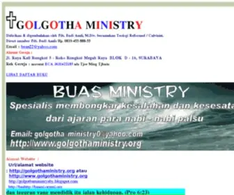 Golgothaministry.org(Wecome to Rev) Screenshot