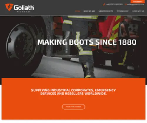 Goliath.co.uk(Homepage) Screenshot