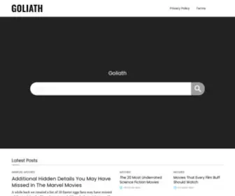 Goliath.com(Big news) Screenshot