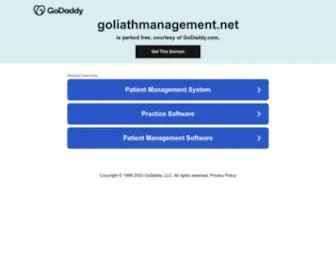 Goliathmanagement.net(Goliath Management) Screenshot