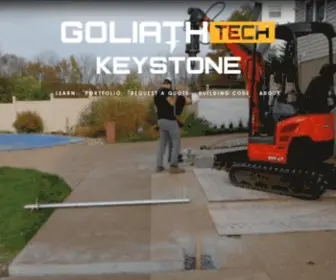 Goliathtechkeystone.com(Screw Pile in Montgomery County) Screenshot