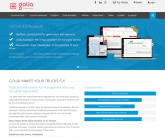 Goliaweb.it(Software Analisi Dati Tachigrafici Localizzazione Pianificazione) Screenshot