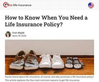 Golife-Insurance.com(Best Finance Policy) Screenshot