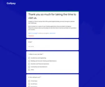 Golipay.com(Golipay Financial Technology company) Screenshot
