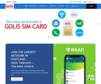 Golistelecom.com(Golis Telecom) Screenshot
