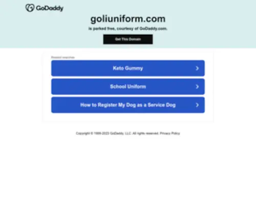 Goliuniform.com(Áo) Screenshot