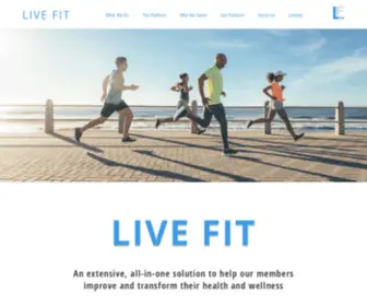 Golivefit.net(Live Fit) Screenshot