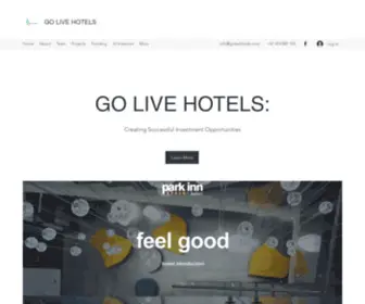 Golivehotels.com(GO LIVE HOTELS) Screenshot