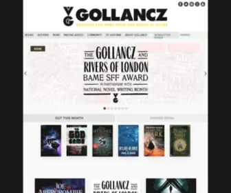 Gollancz.co.uk(Bringing You News From Our World To Yours) Screenshot