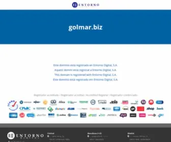 Golmar.biz(Dominio registrado en Entorno Digital) Screenshot