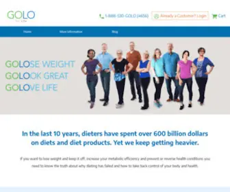 Golo.com(GOLO Weight Loss Program) Screenshot