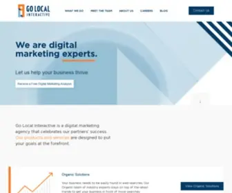 Golocalinteractive.com(We pave the way to your customers) Screenshot