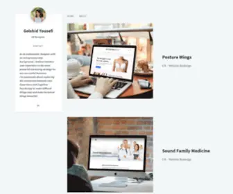 Golshid.design(All projects) Screenshot