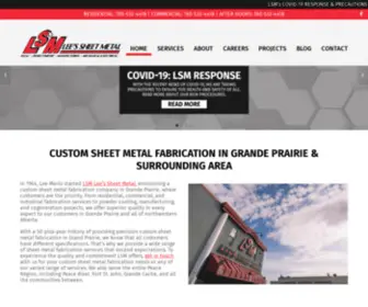 Golsm.com(LSM-Lee's Sheet Metal Ltd) Screenshot
