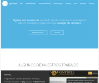 Goltratec.com(Diseño Páginas Web en Alicante y Murcia) Screenshot